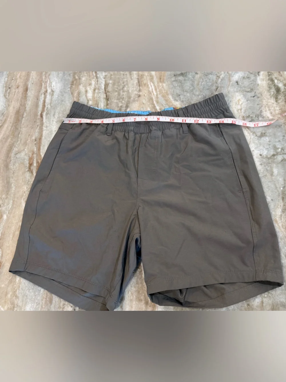 Men’s BIRDIEBOUND Grey swim trunks- Size small